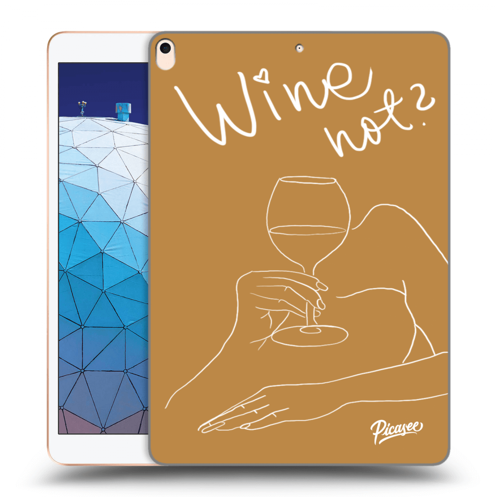 Picasee husă transparentă din silicon pentru Apple iPad Air 10.5" 2019 (3.gen) - Wine not