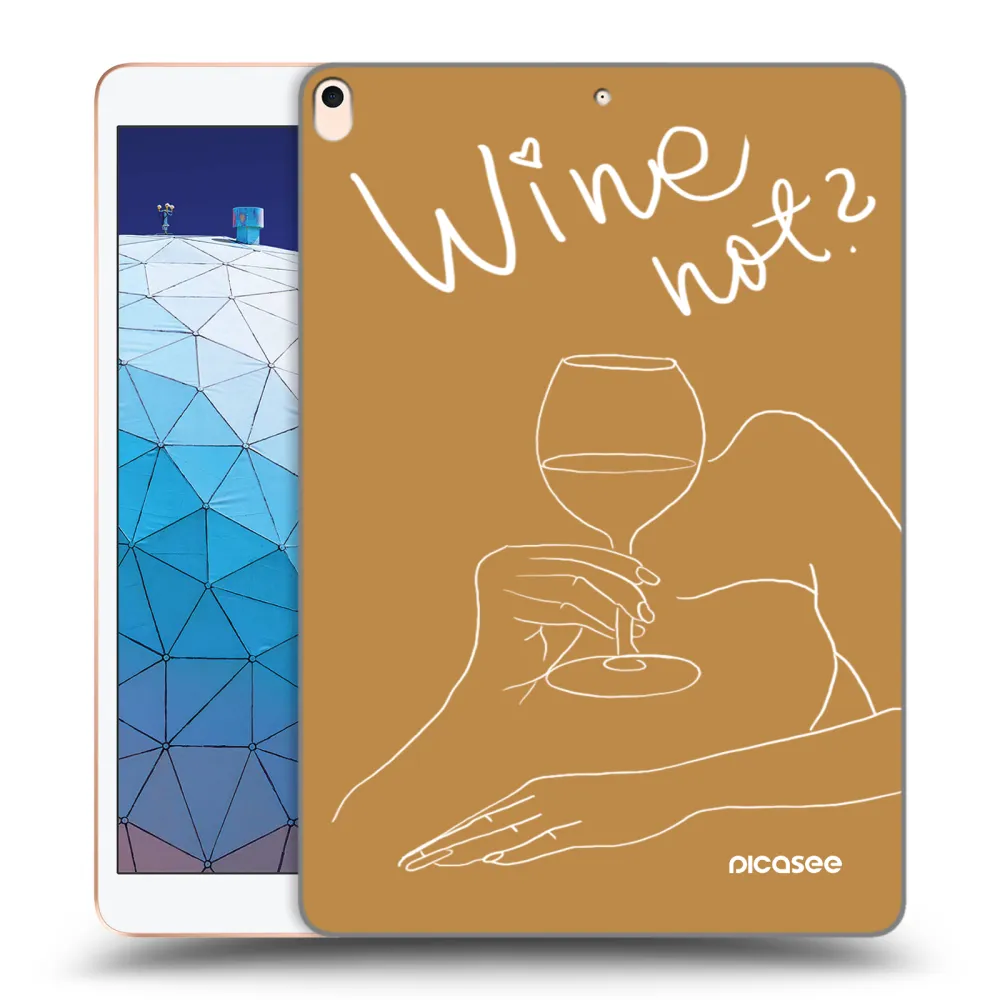 Picasee husă transparentă din silicon pentru Apple iPad Air 10.5" 2019 (3.gen) - Wine not