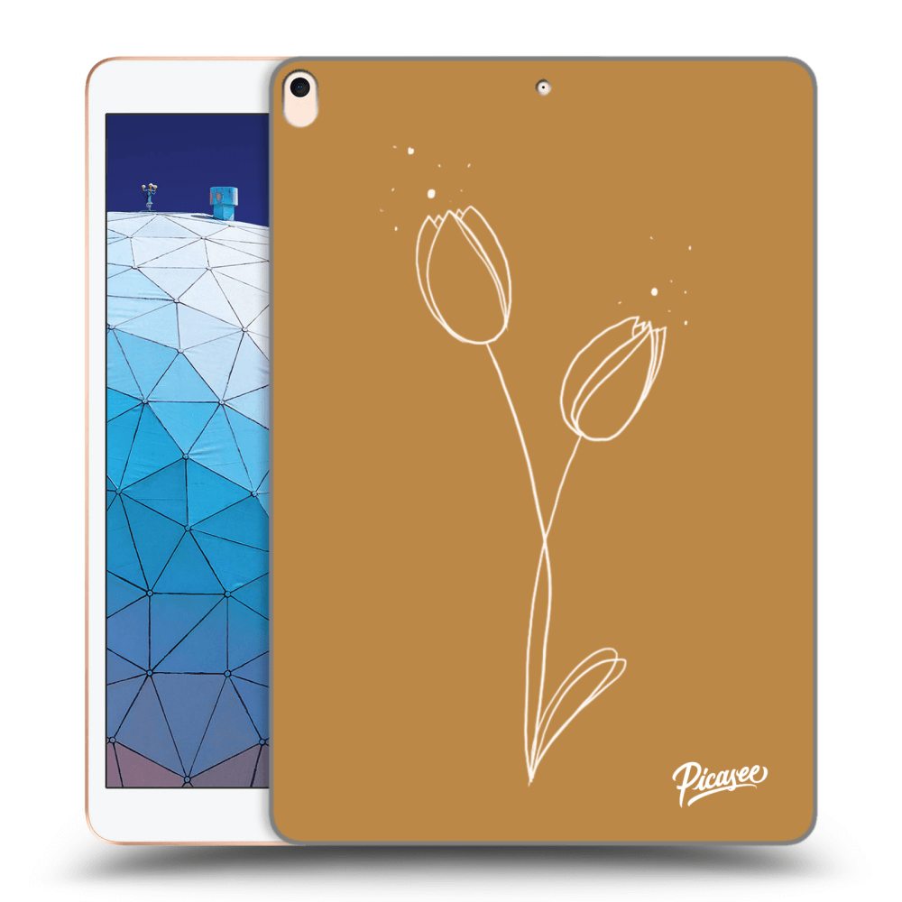 Picasee husă transparentă din silicon pentru Apple iPad Air 10.5" 2019 (3.gen) - Tulips