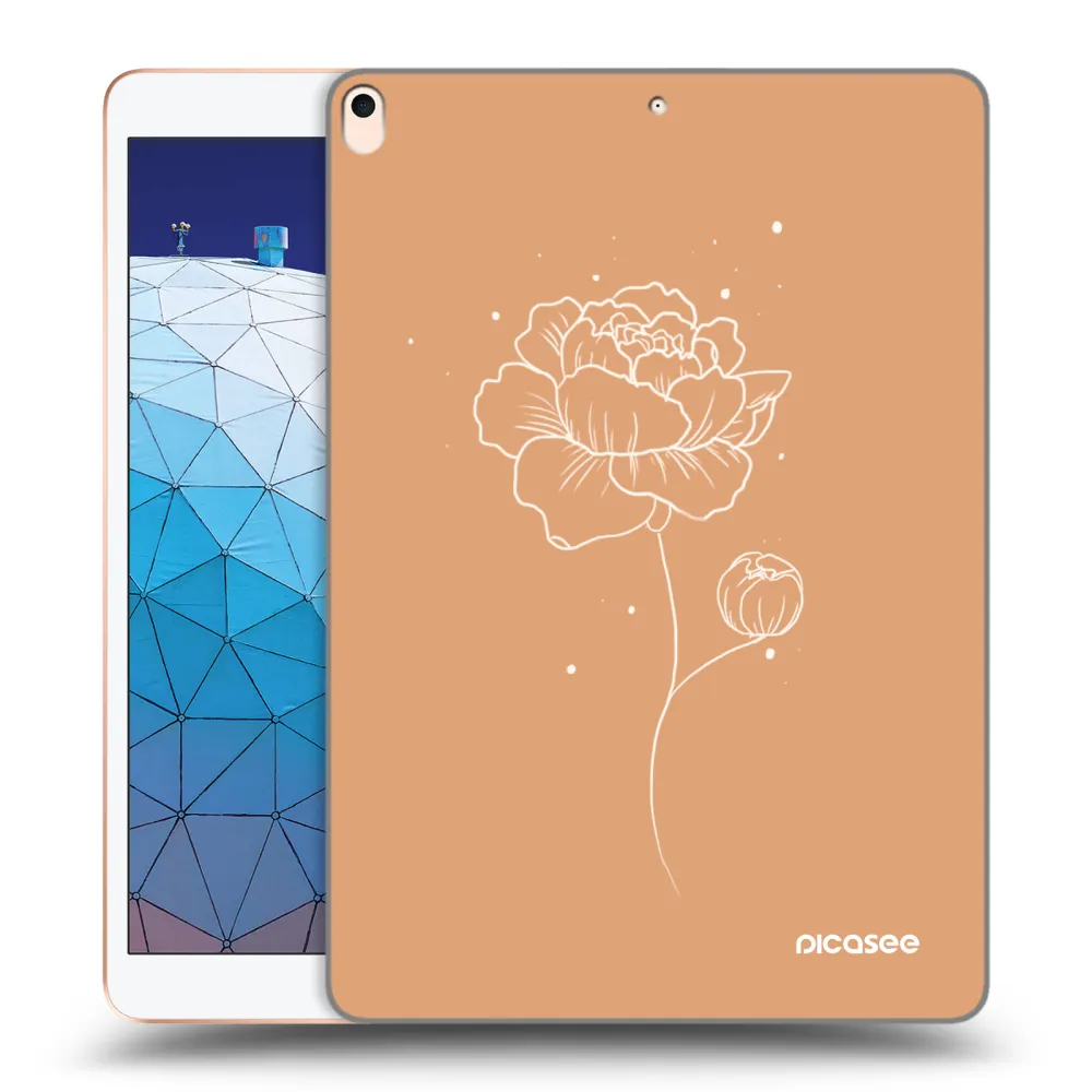 Picasee husă transparentă din silicon pentru Apple iPad Air 10.5" 2019 (3.gen) - Peonies