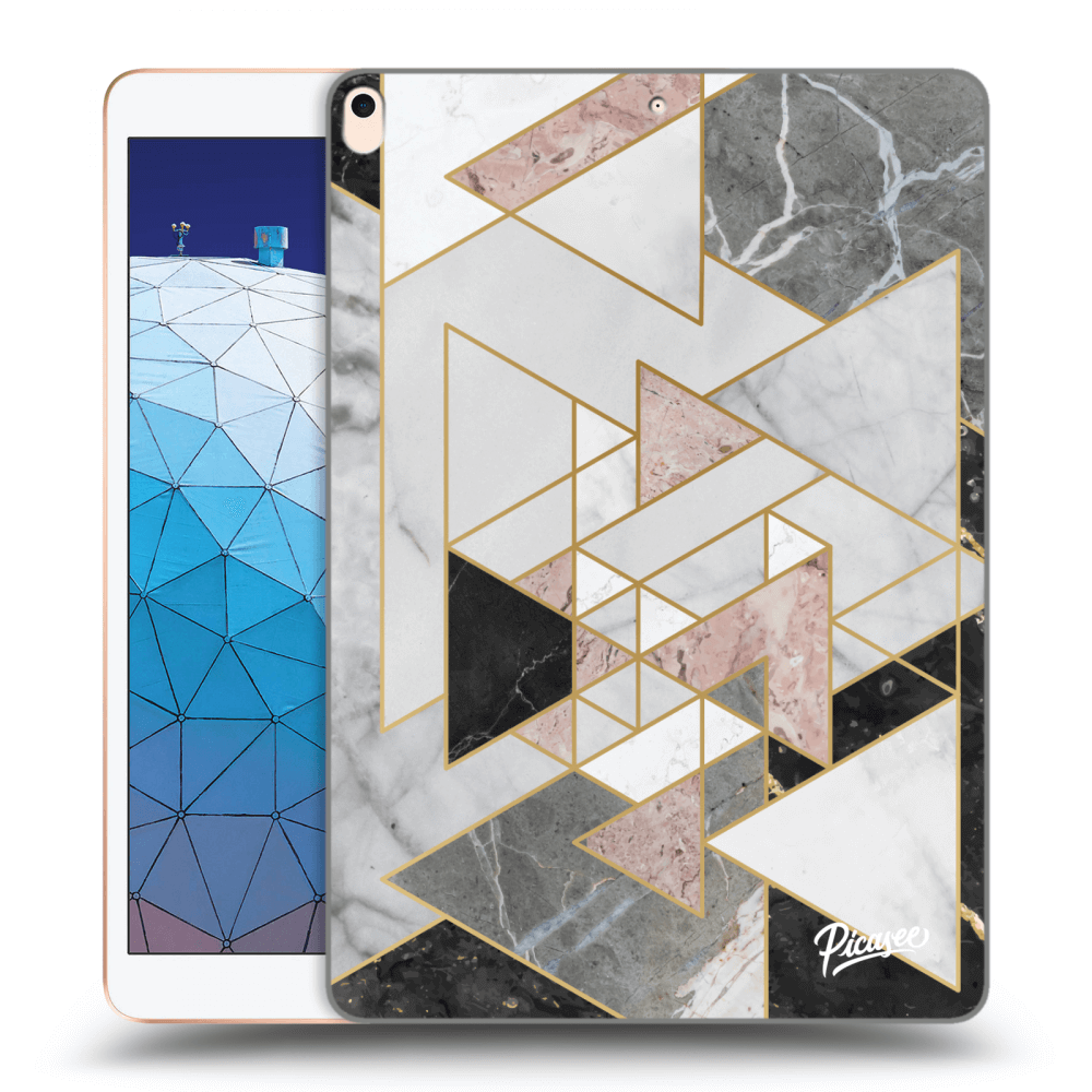 Picasee husă transparentă din silicon pentru Apple iPad Air 10.5" 2019 (3.gen) - Light geometry