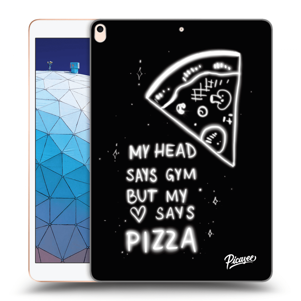 Picasee husă transparentă din silicon pentru Apple iPad Air 10.5" 2019 (3.gen) - Pizza