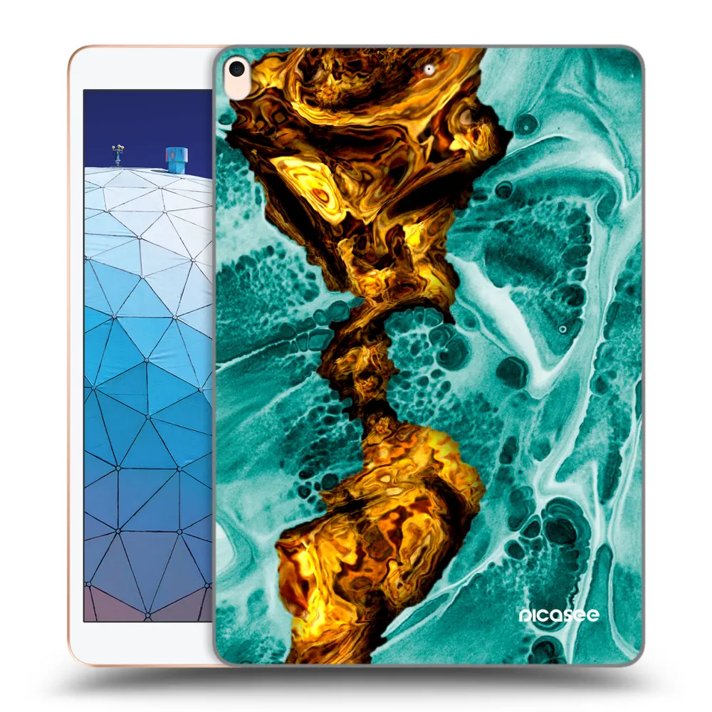 Picasee husă transparentă din silicon pentru Apple iPad Air 10.5" 2019 (3.gen) - Goldsky