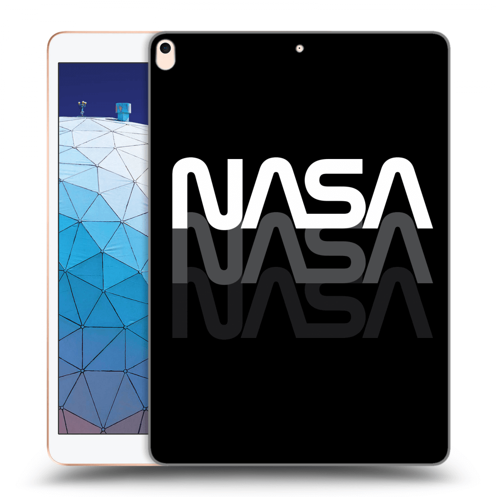 Picasee husă neagră din silicon pentru Apple iPad Air 10.5" 2019 (3.gen) - NASA Triple