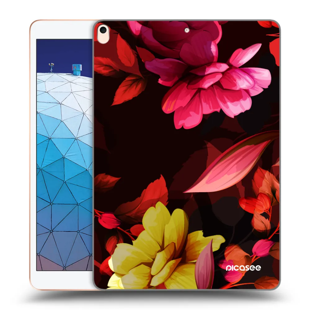 Picasee husă transparentă din silicon pentru Apple iPad Air 10.5" 2019 (3.gen) - Dark Peonny