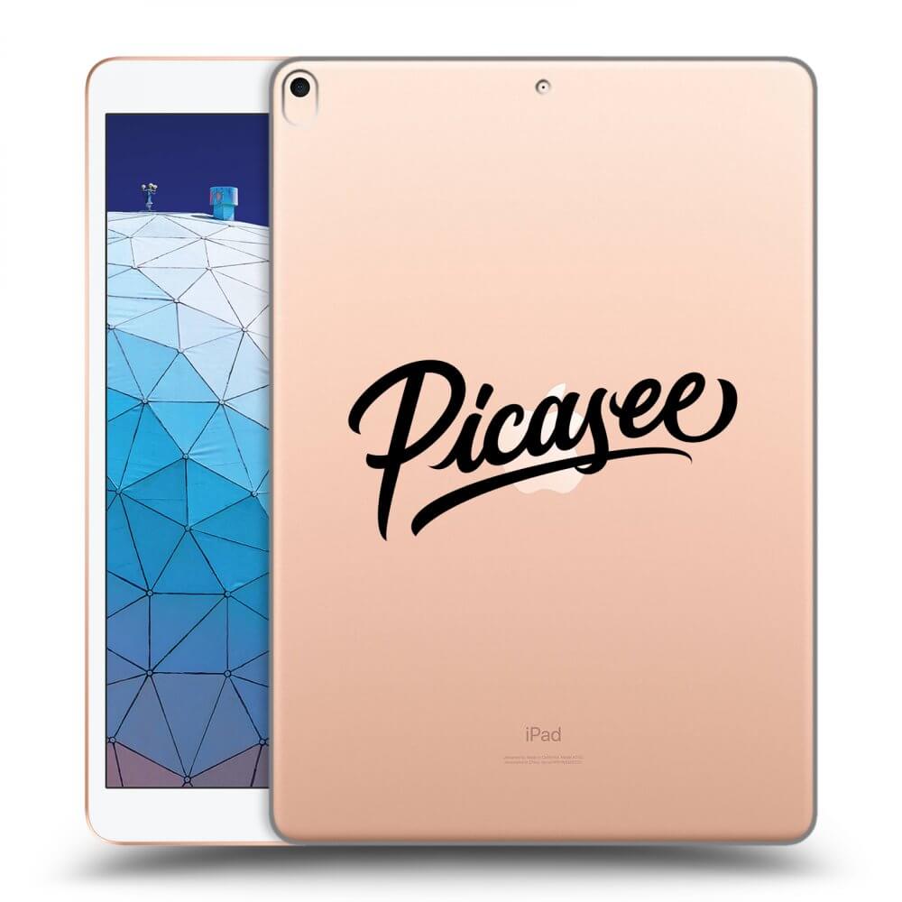Picasee husă transparentă din silicon pentru Apple iPad Air 10.5" 2019 (3.gen) - Picasee - old logo - black