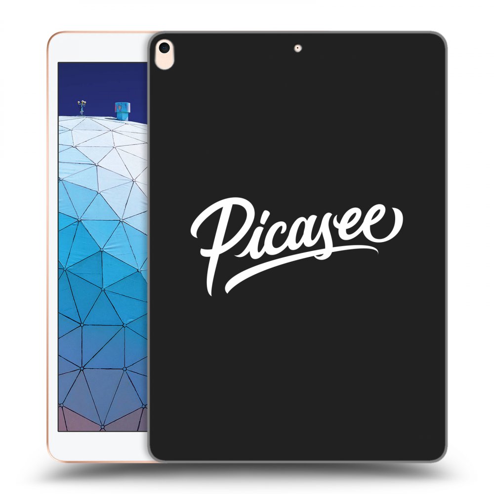 Picasee husă neagră din silicon pentru Apple iPad Air 10.5" 2019 (3.gen) - Picasee - old logo - white