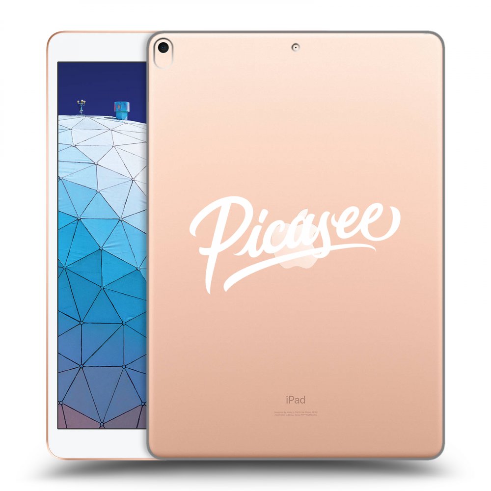 Picasee husă transparentă din silicon pentru Apple iPad Air 10.5" 2019 (3.gen) - Picasee - old logo - white