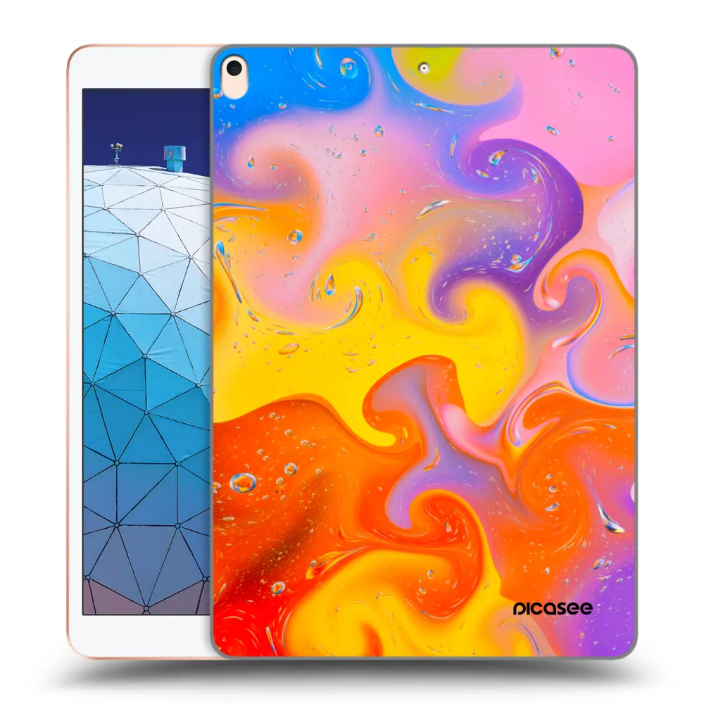 Picasee husă transparentă din silicon pentru Apple iPad Air 10.5" 2019 (3.gen) - Bubbles