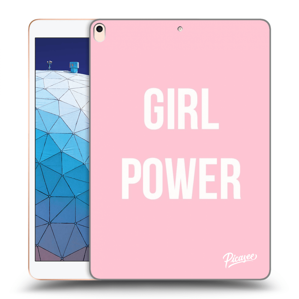 Picasee husă neagră din silicon pentru Apple iPad Air 10.5" 2019 (3.gen) - Girl power