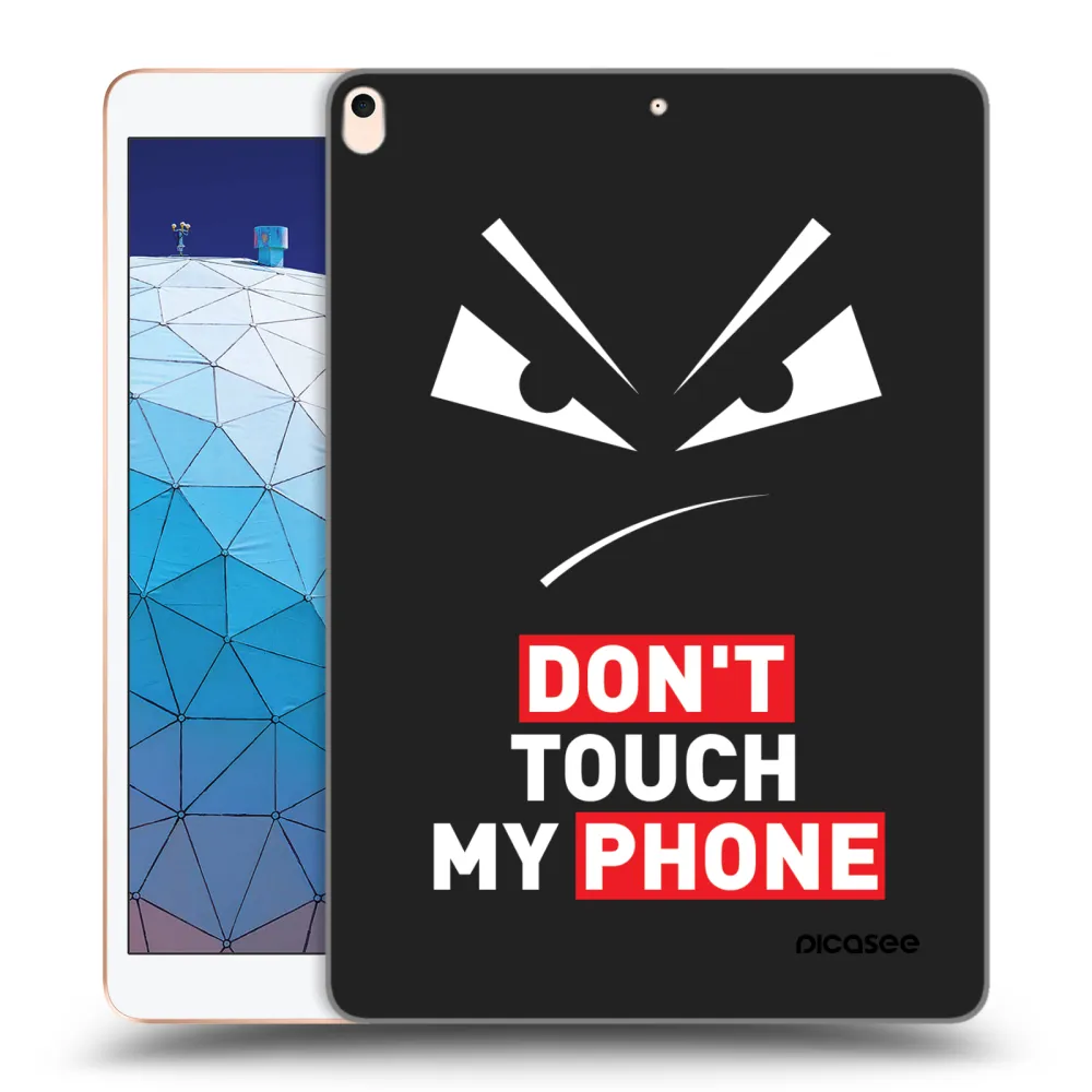Picasee husă neagră din silicon pentru Apple iPad Air 10.5" 2019 (3.gen) - Evil Eye - Transparent