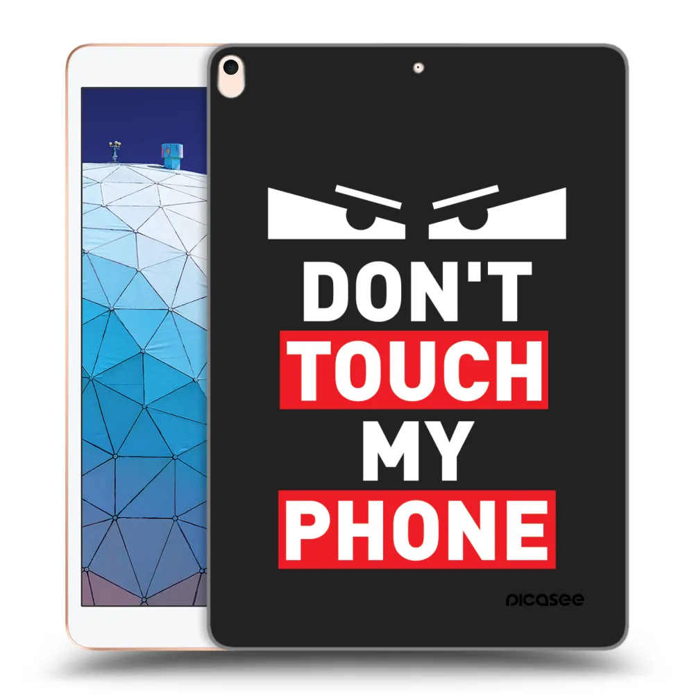 Picasee husă neagră din silicon pentru Apple iPad Air 10.5" 2019 (3.gen) - Shadow Eye - Transparent