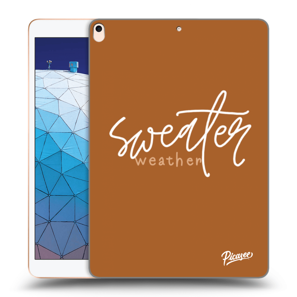 Picasee husă transparentă din silicon pentru Apple iPad Air 10.5" 2019 (3.gen) - Sweater weather