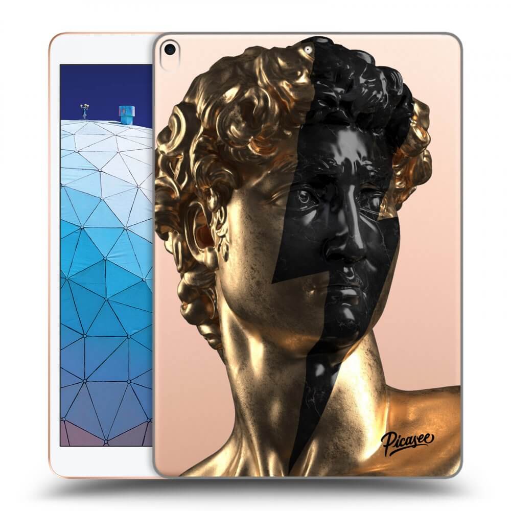 Picasee husă transparentă din silicon pentru Apple iPad Air 10.5" 2019 (3.gen) - Wildfire - Gold