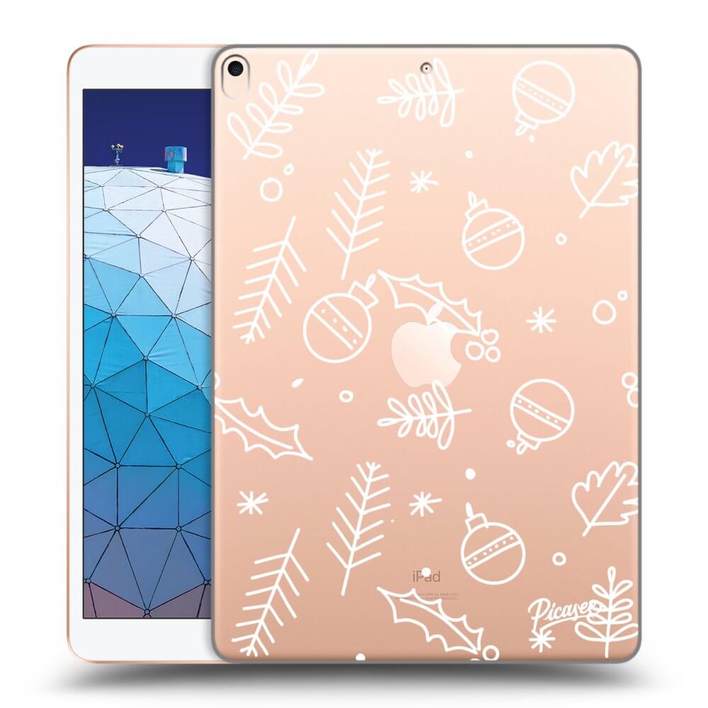 Picasee husă transparentă din silicon pentru Apple iPad Air 10.5" 2019 (3.gen) - Mistletoe