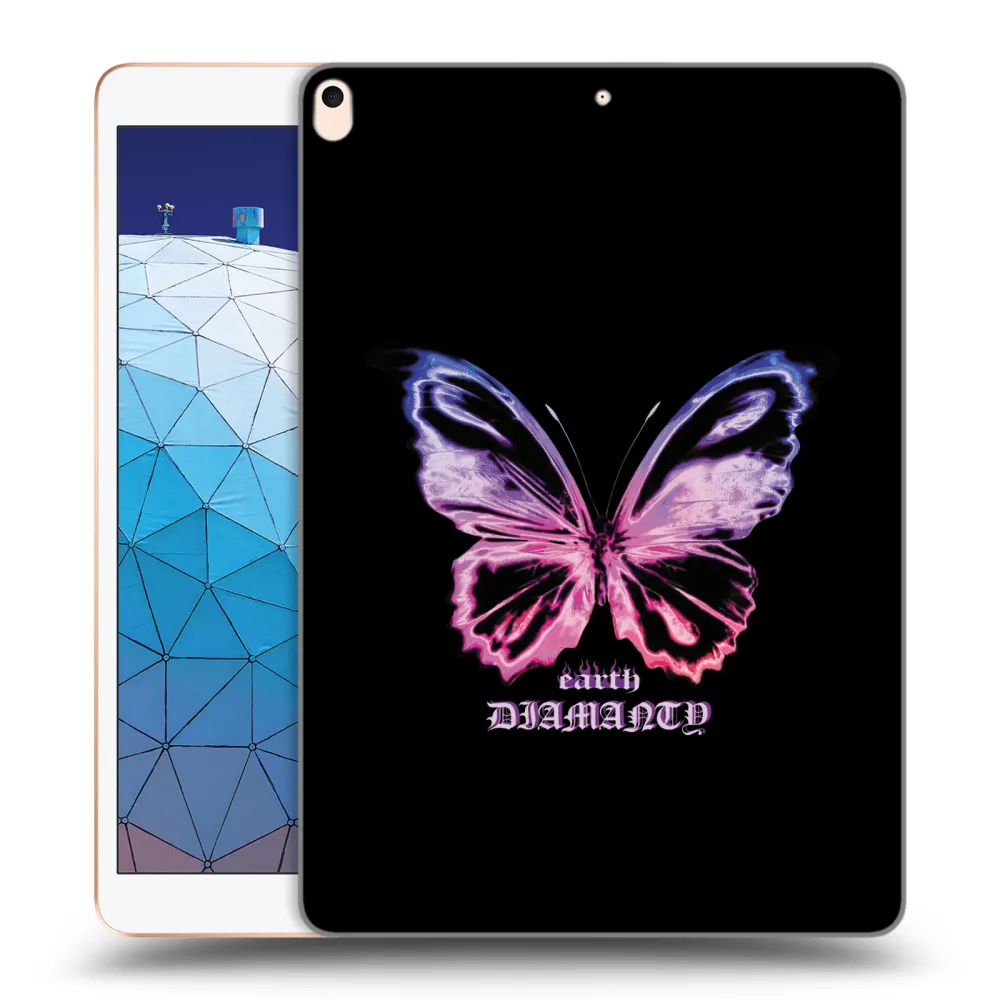 Picasee husă transparentă din silicon pentru Apple iPad Air 10.5" 2019 (3.gen) - Diamanty Purple