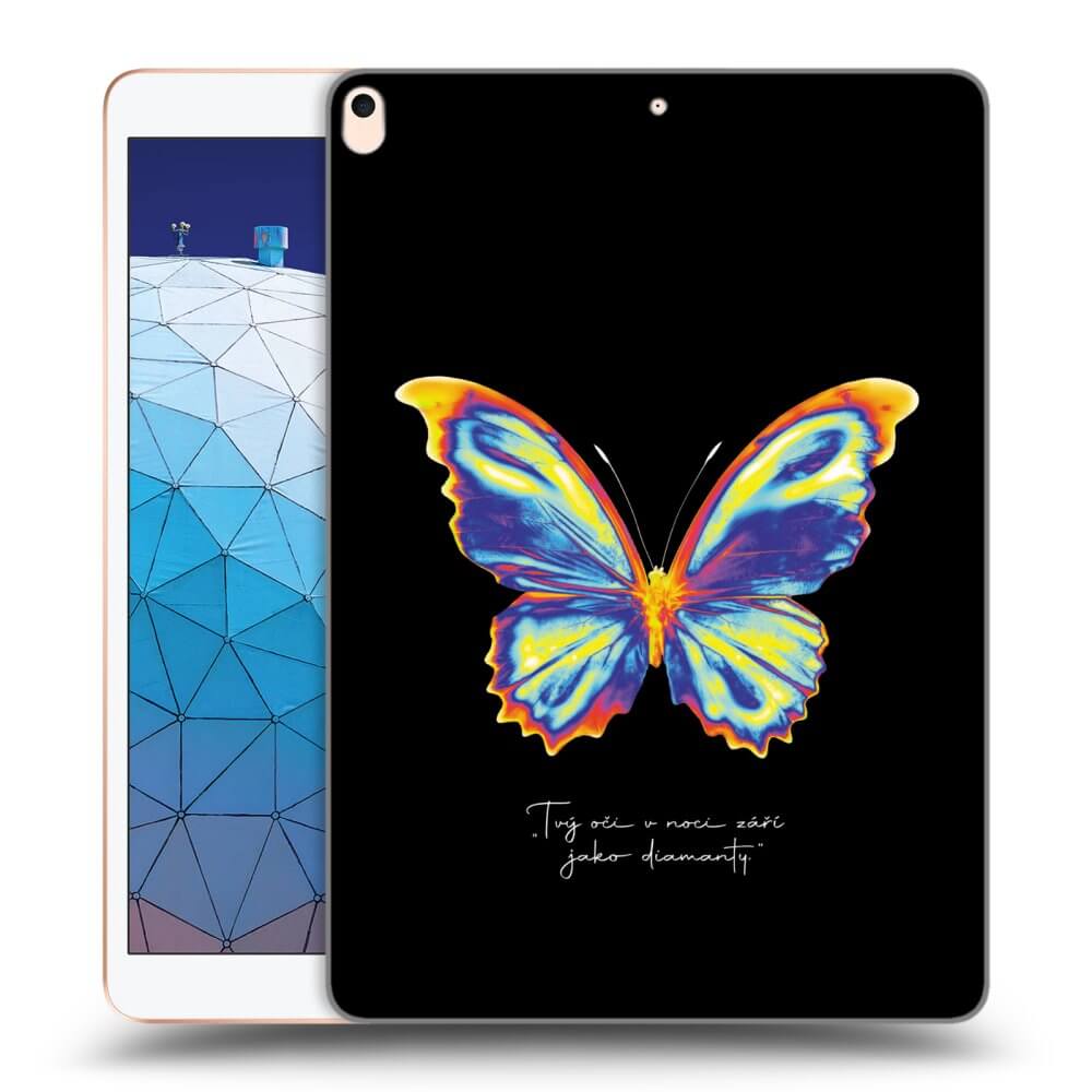 Picasee husă transparentă din silicon pentru Apple iPad Air 10.5" 2019 (3.gen) - Diamanty Black