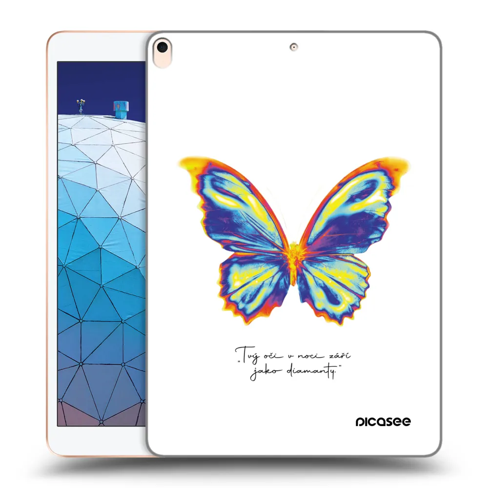 Picasee husă transparentă din silicon pentru Apple iPad Air 10.5" 2019 (3.gen) - Diamanty White