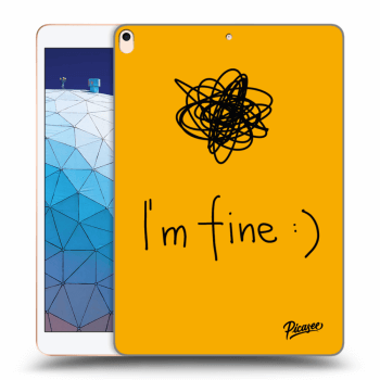 Picasee husă transparentă din silicon pentru Apple iPad Air 10.5" 2019 (3.gen) - I am fine