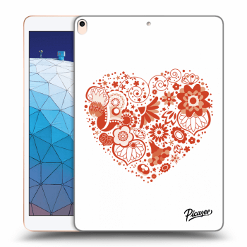 Picasee husă transparentă din silicon pentru Apple iPad Air 10.5" 2019 (3.gen) - Big heart