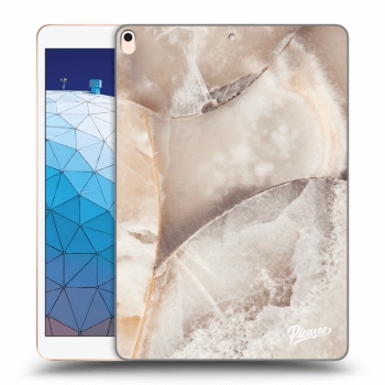 Picasee husă neagră din silicon pentru Apple iPad Air 10.5" 2019 (3.gen) - Cream marble