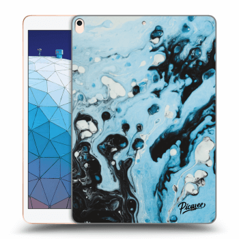 Picasee husă transparentă din silicon pentru Apple iPad Air 10.5" 2019 (3.gen) - Organic blue