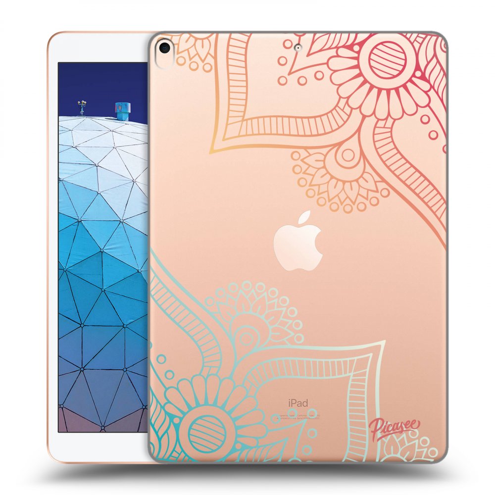Picasee husă transparentă din silicon pentru Apple iPad Air 10.5" 2019 (3.gen) - Flowers pattern