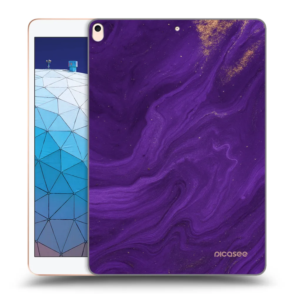 Picasee husă transparentă din silicon pentru Apple iPad Air 10.5" 2019 (3.gen) - Purple
