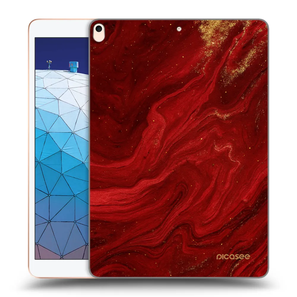 Picasee husă transparentă din silicon pentru Apple iPad Air 10.5" 2019 (3.gen) - Red