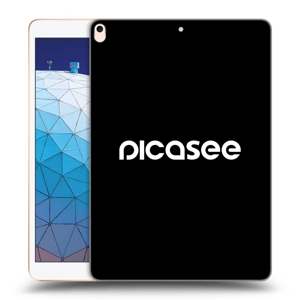 Picasee husă neagră din silicon pentru Apple iPad Air 10.5" 2019 (3.gen) - Picasee - new logo - white