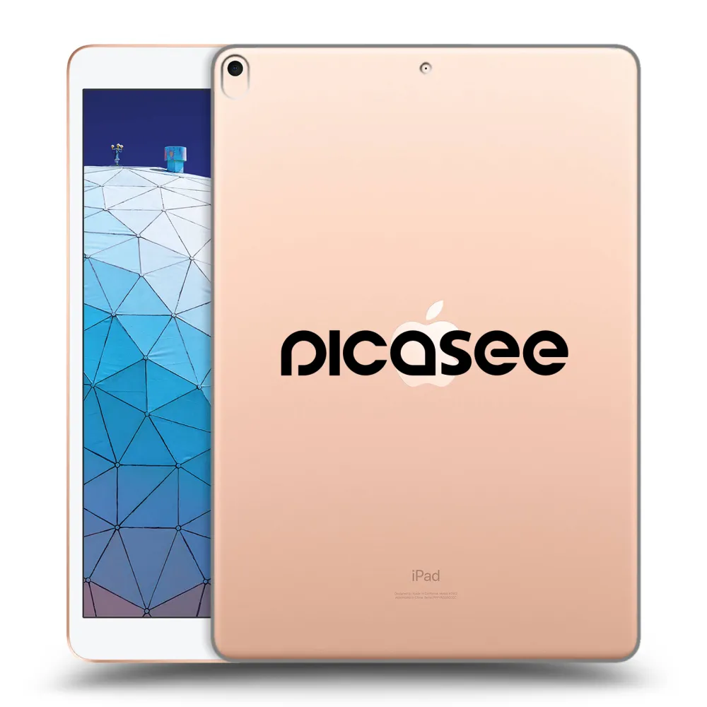 Picasee husă transparentă din silicon pentru Apple iPad Air 10.5" 2019 (3.gen) - Picasee - new logo - black