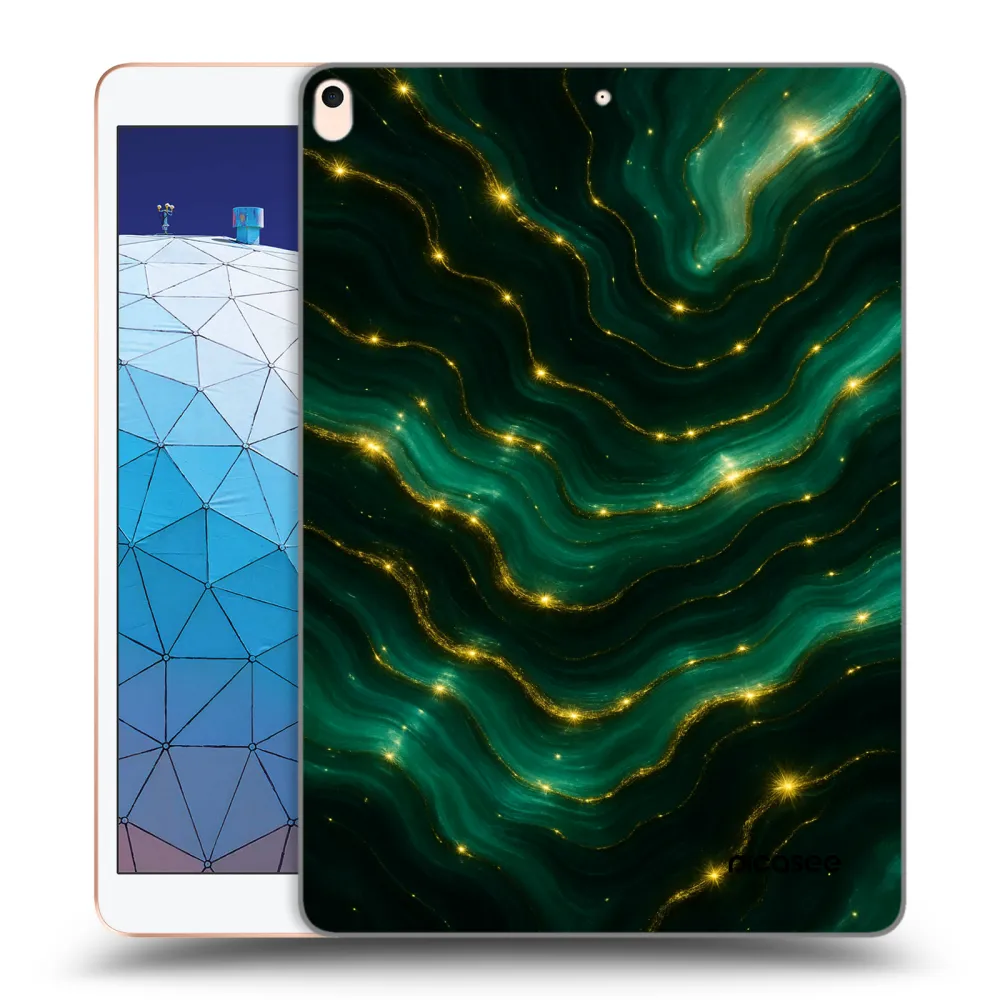 Picasee husă transparentă din silicon pentru Apple iPad Air 10.5" 2019 (3.gen) - Emerald