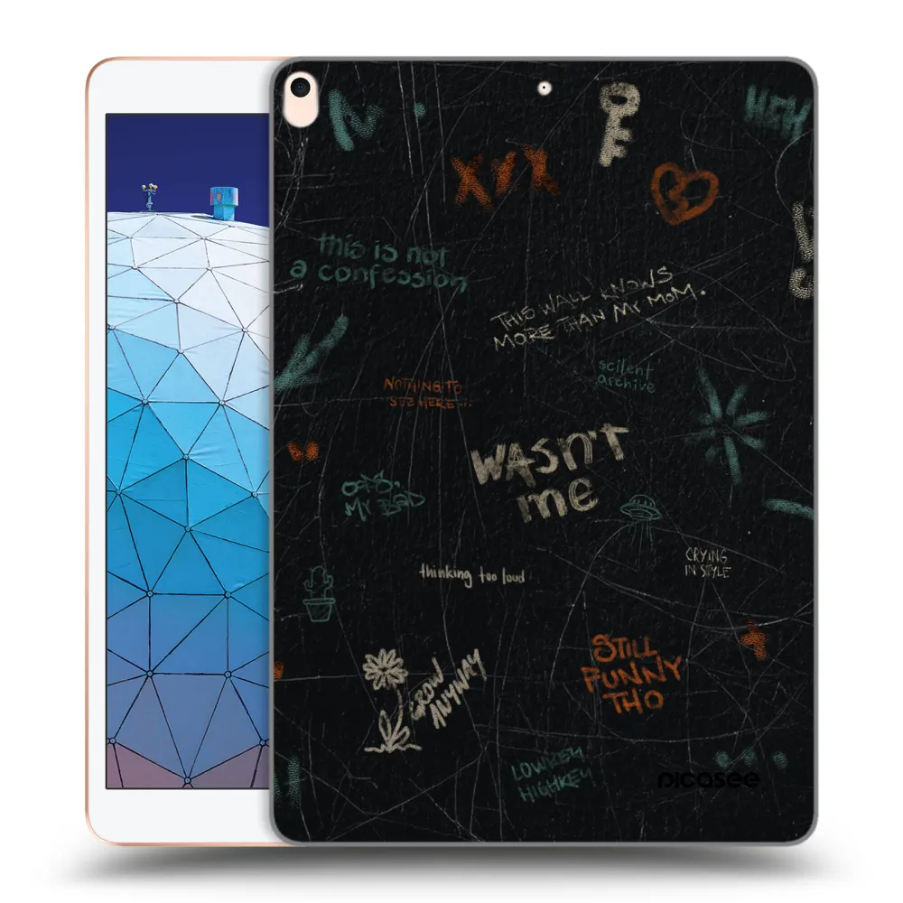 Picasee husă transparentă din silicon pentru Apple iPad Air 10.5" 2019 (3.gen) - CONFESSION