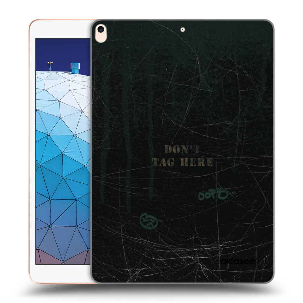 Picasee husă transparentă din silicon pentru Apple iPad Air 10.5" 2019 (3.gen) - DON´T TAG