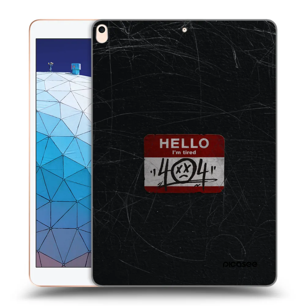 Picasee husă transparentă din silicon pentru Apple iPad Air 10.5" 2019 (3.gen) - HELLO 404