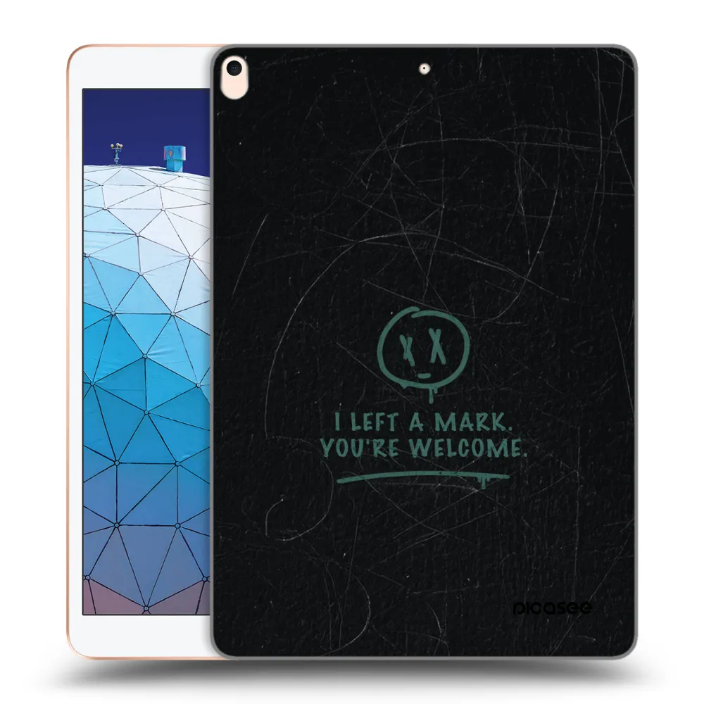 Picasee husă transparentă din silicon pentru Apple iPad Air 10.5" 2019 (3.gen) - LEFT A MARK