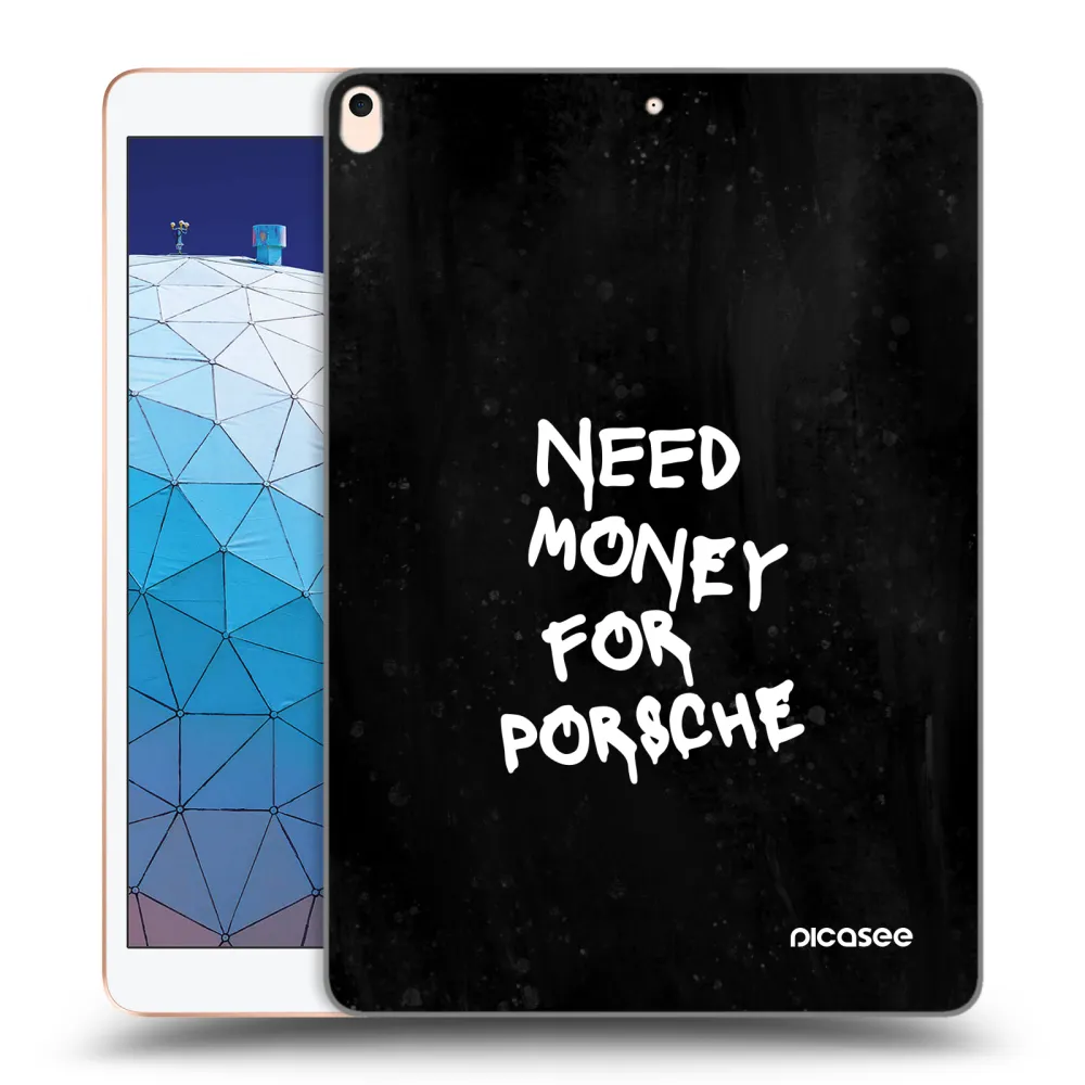 Picasee husă transparentă din silicon pentru Apple iPad Air 10.5" 2019 (3.gen) - Black Dollar