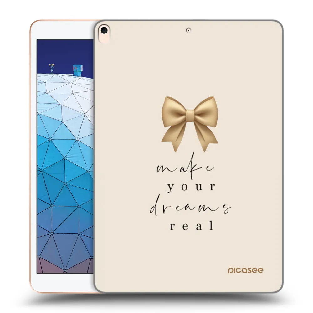 Picasee husă transparentă din silicon pentru Apple iPad Air 10.5" 2019 (3.gen) - Golden Dream