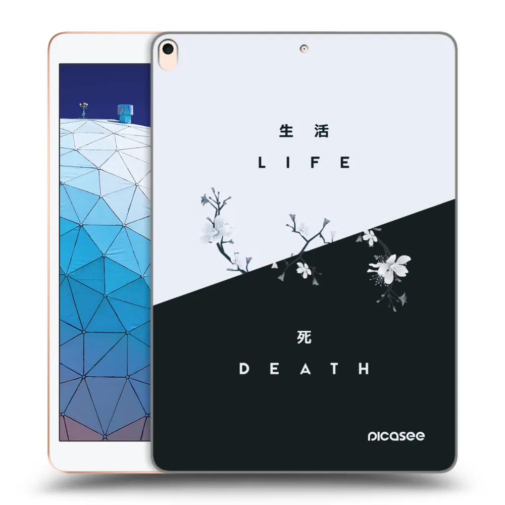 Picasee husă transparentă din silicon pentru Apple iPad Air 10.5" 2019 (3.gen) - Life - Death