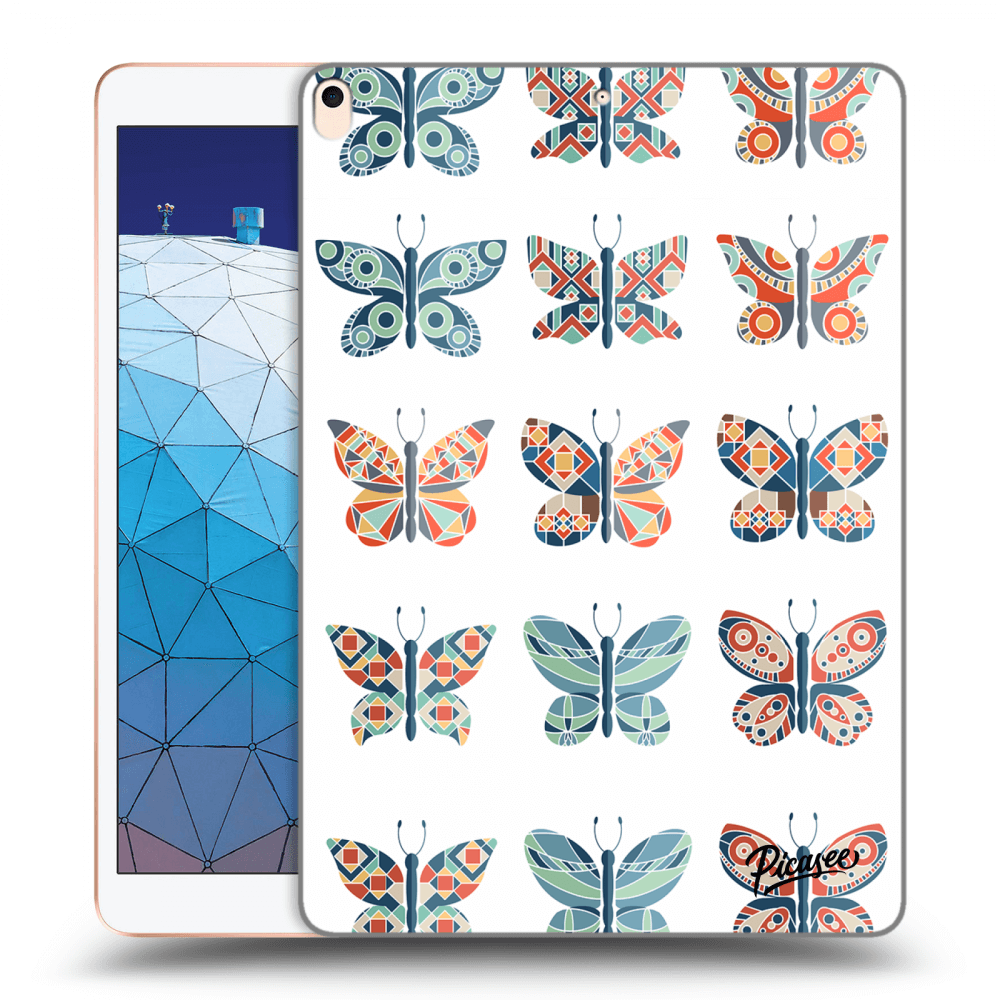 Picasee husă neagră din silicon pentru Apple iPad Air 10.5" 2019 (3.gen) - Butterflies