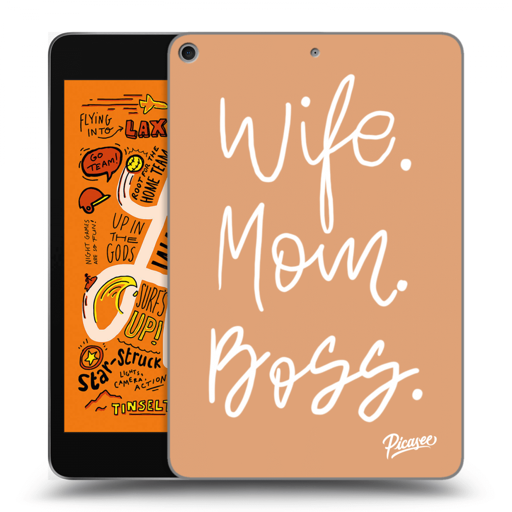 Picasee husă transparentă din silicon pentru Apple iPad mini 2019 (5. gen) - Boss Mama