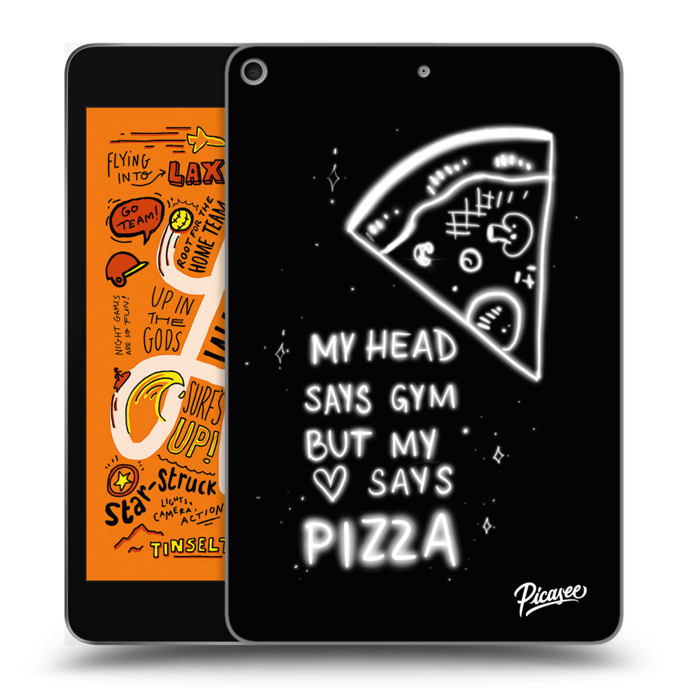 Picasee husă transparentă din silicon pentru Apple iPad mini 2019 (5. gen) - Pizza