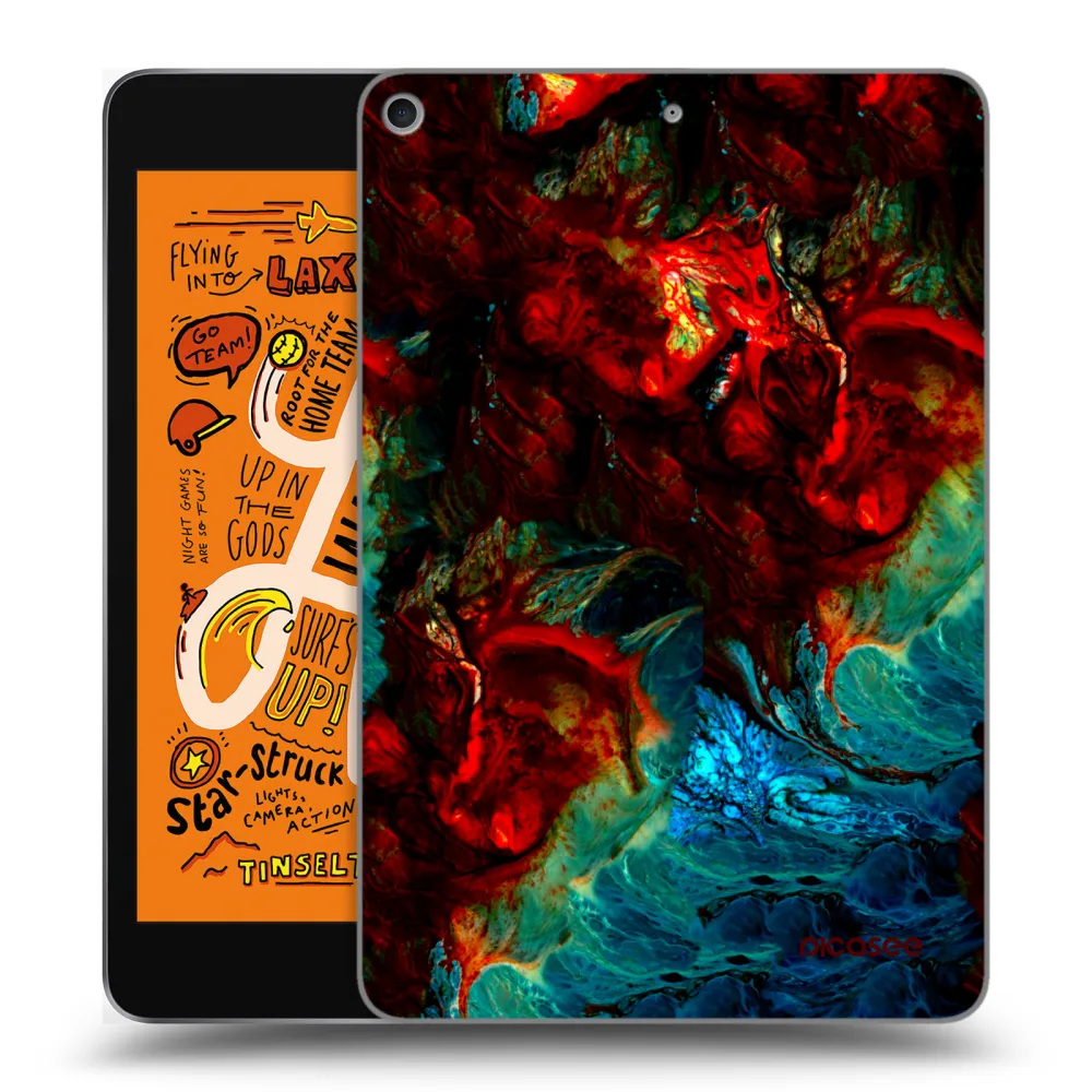 Picasee husă transparentă din silicon pentru Apple iPad mini 2019 (5. gen) - Universe