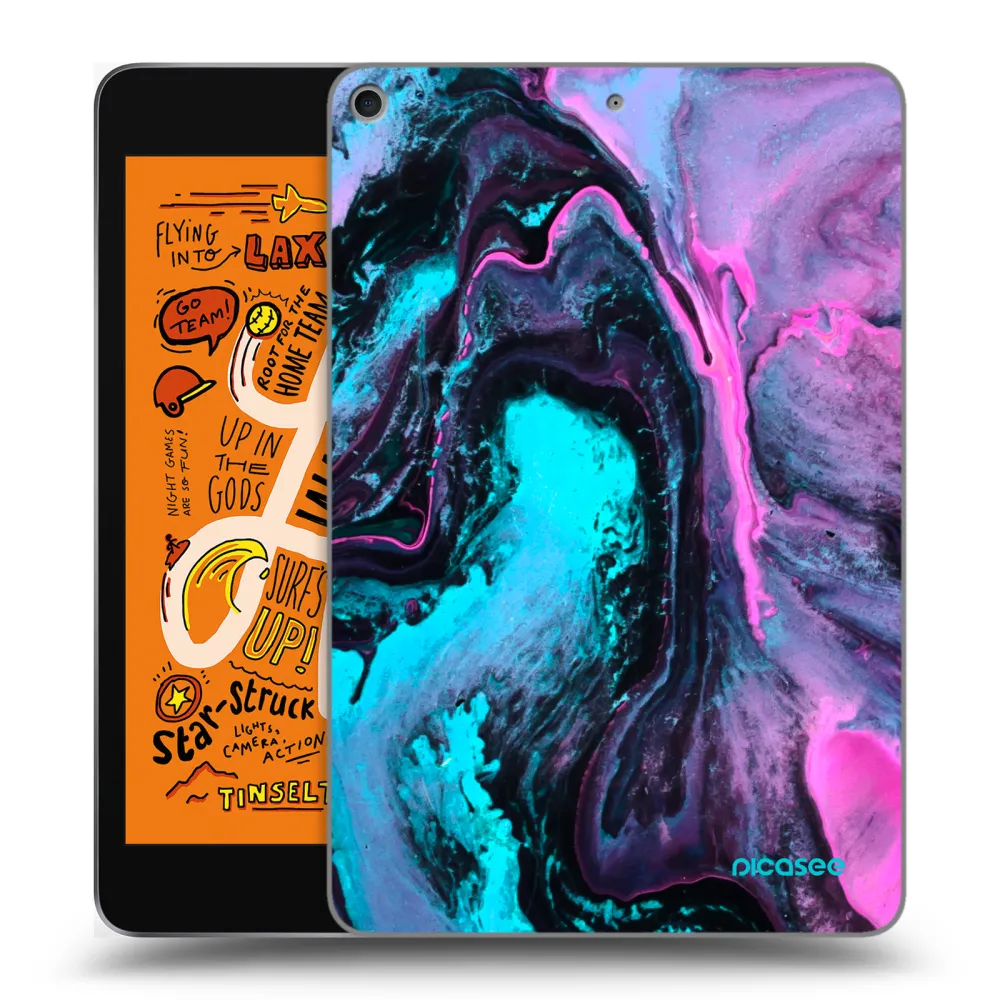 Picasee husă neagră din silicon pentru Apple iPad mini 2019 (5. gen) - Lean 2