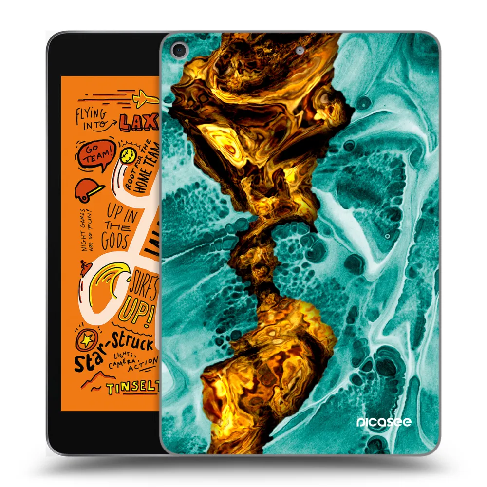 Picasee husă transparentă din silicon pentru Apple iPad mini 2019 (5. gen) - Goldsky
