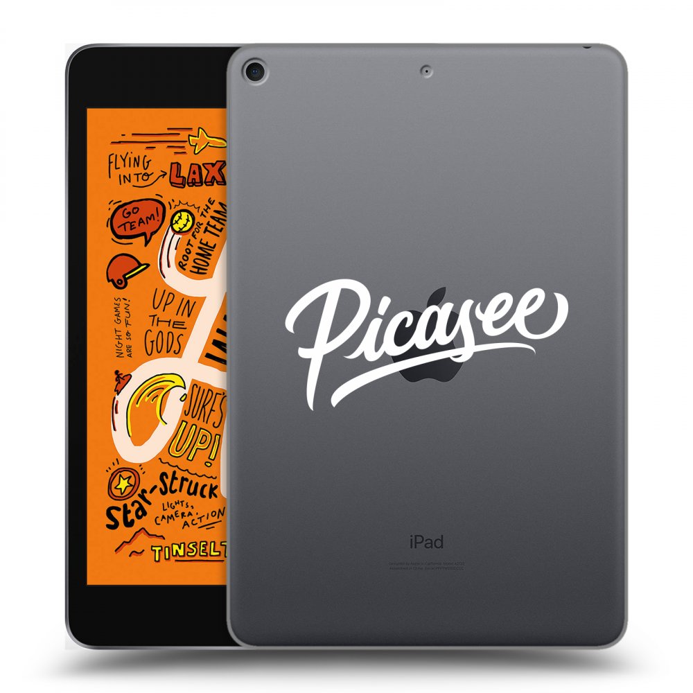 Picasee husă transparentă din silicon pentru Apple iPad mini 2019 (5. gen) - Picasee - White
