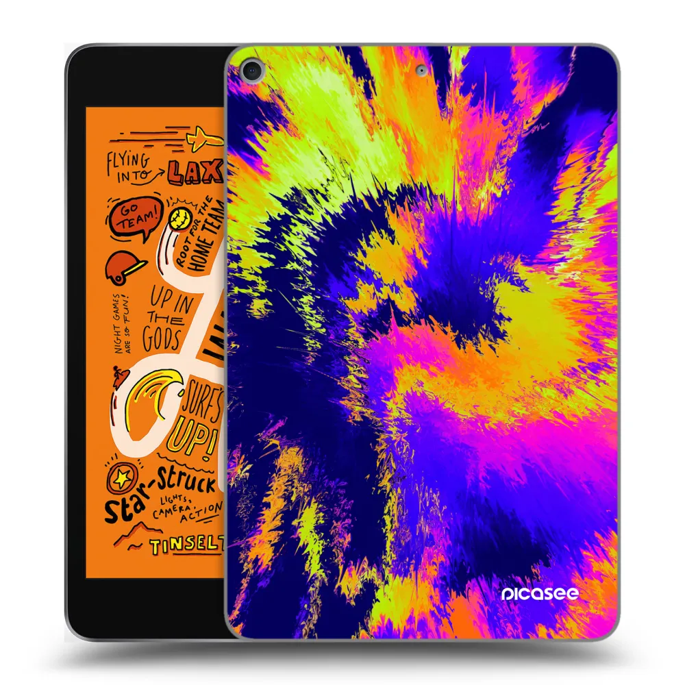 Picasee husă transparentă din silicon pentru Apple iPad mini 2019 (5. gen) - Burn