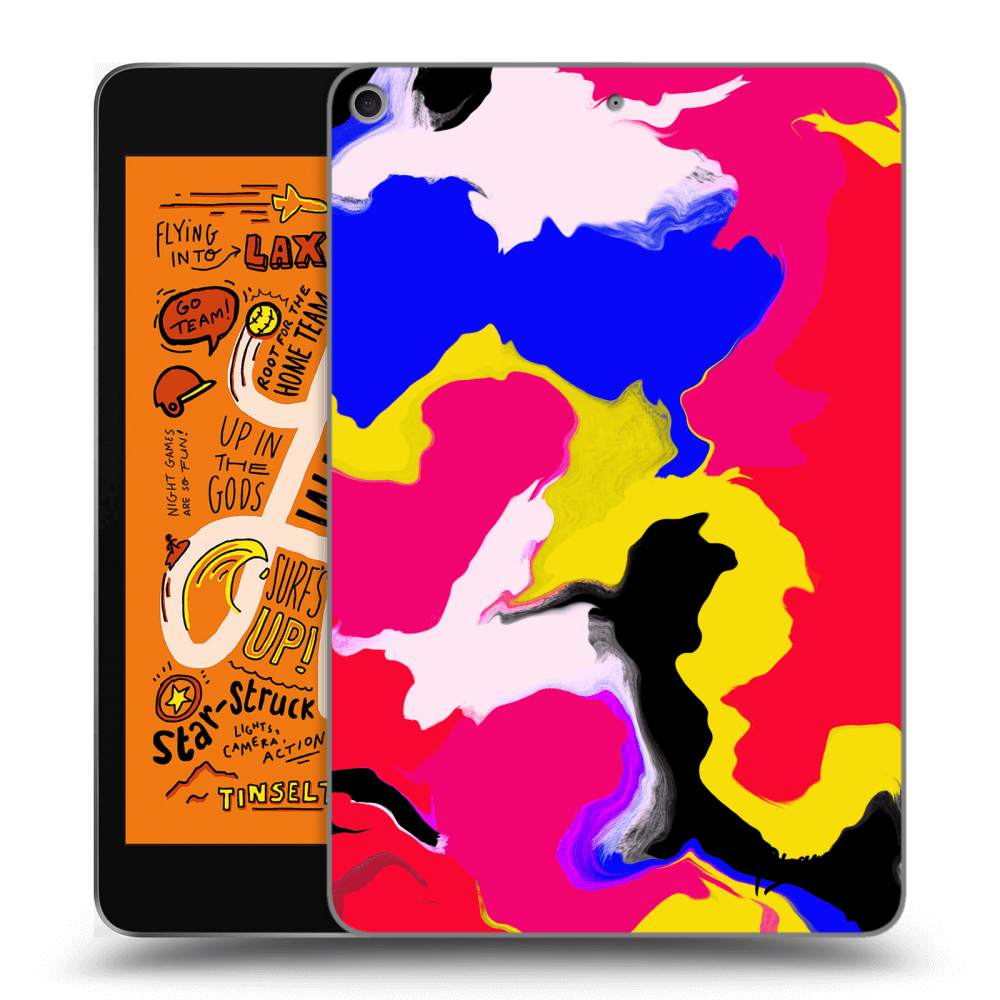 Picasee husă transparentă din silicon pentru Apple iPad mini 2019 (5. gen) - Watercolor