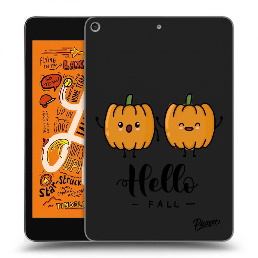 Picasee husă neagră din silicon pentru Apple iPad mini 2019 (5. gen) - Hallo Fall