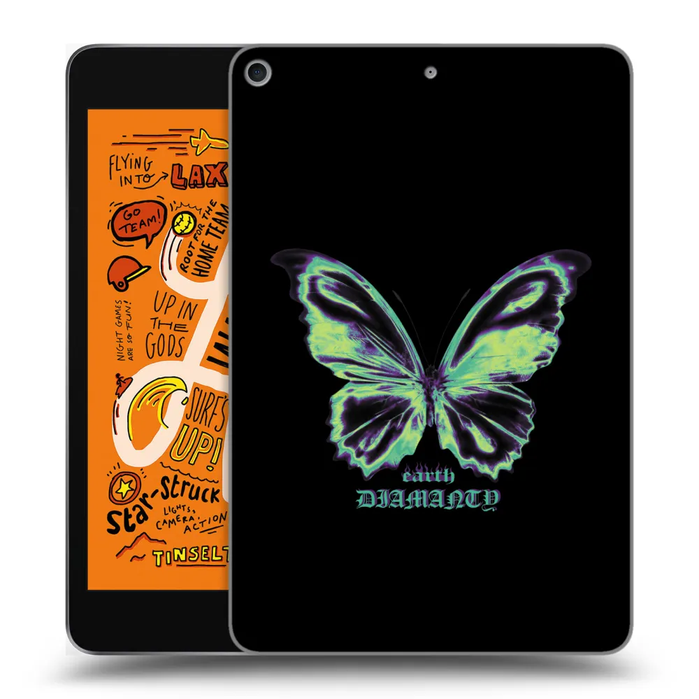 Picasee husă transparentă din silicon pentru Apple iPad mini 2019 (5. gen) - Diamanty Blue